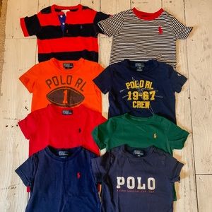 8 polo Ralph Lauren t-shirts size 18 months